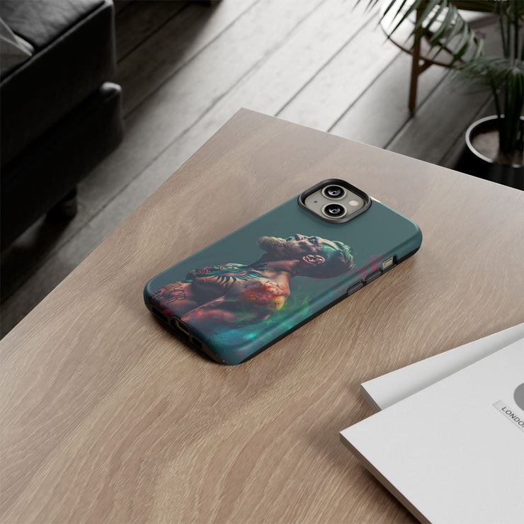 Tough Cases - Artistic Phone Case for Fighting Spirit Enthusiasts