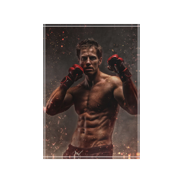 Boxing Photo Block - Dynamic Wall Art for Fitness Enthusiasts