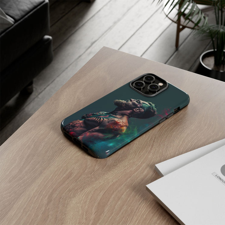 Tough Cases - Artistic Phone Case for Fighting Spirit Enthusiasts