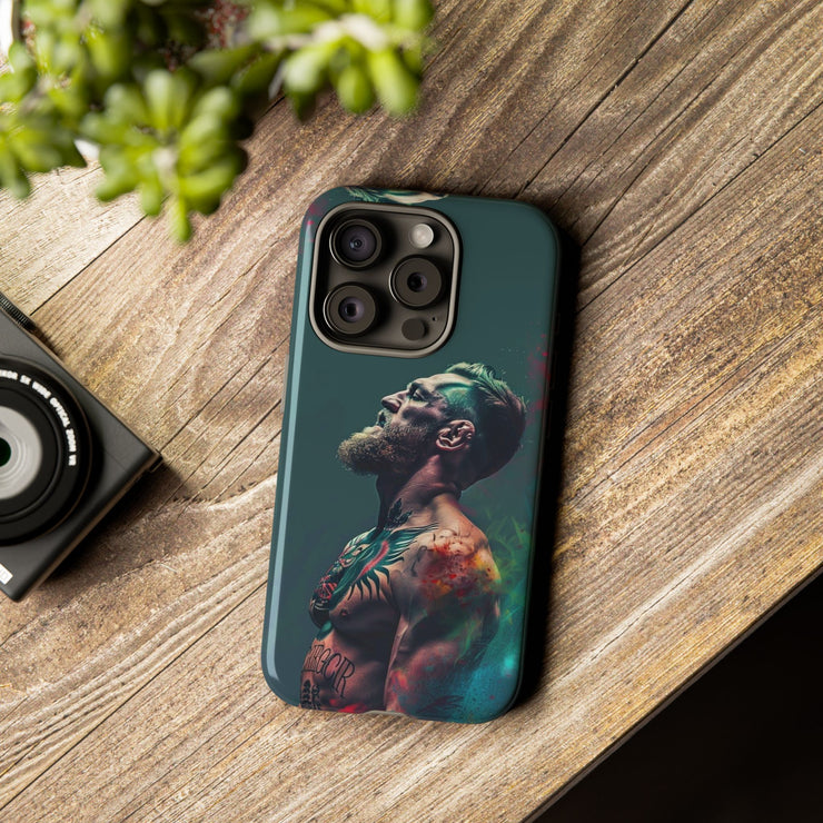Tough Cases - Artistic Phone Case for Fighting Spirit Enthusiasts