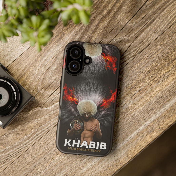 Khabib Nurmagomedov Tough Phone Case - Bold MMA Design for Fans