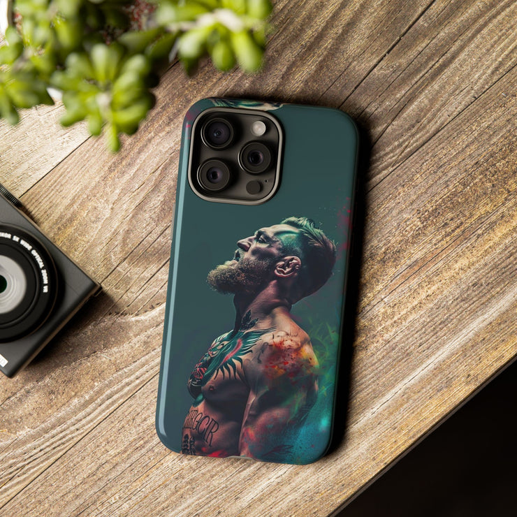 Tough Cases - Artistic Phone Case for Fighting Spirit Enthusiasts