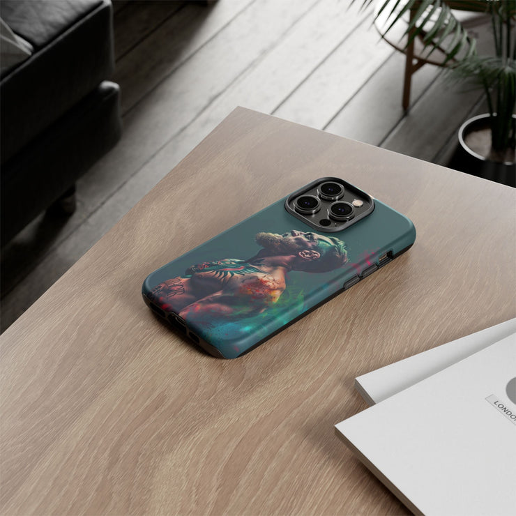 Tough Cases - Artistic Phone Case for Fighting Spirit Enthusiasts