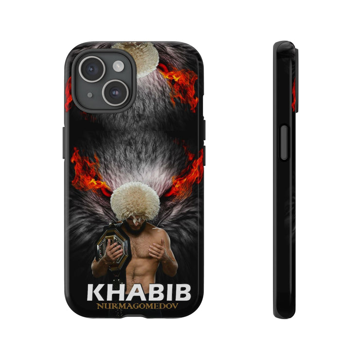 Khabib Nurmagomedov Tough Phone Case - Bold MMA Design for Fans