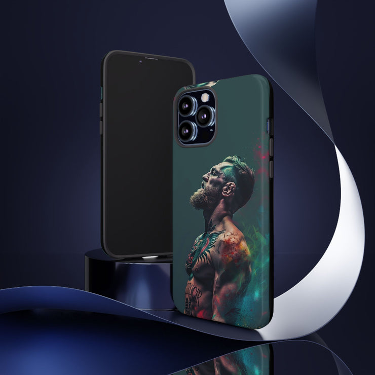 Tough Cases - Artistic Phone Case for Fighting Spirit Enthusiasts