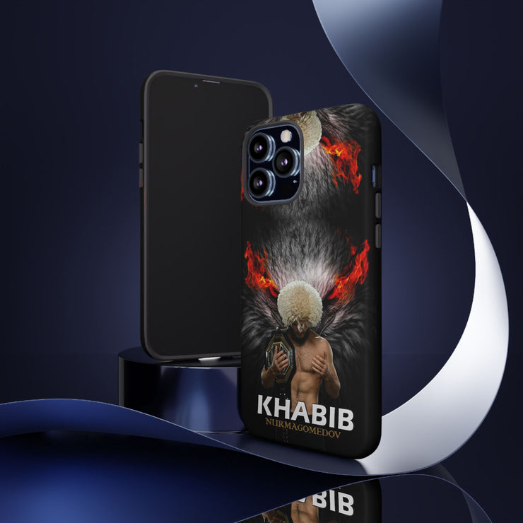 Khabib Nurmagomedov Tough Phone Case - Bold MMA Design for Fans