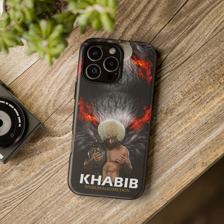 Khabib Nurmagomedov Tough Phone Case - Bold MMA Design for Fans