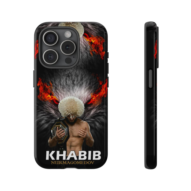 Khabib Nurmagomedov Tough Phone Case - Bold MMA Design for Fans