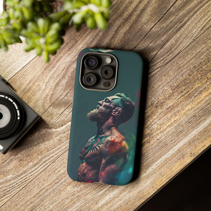 Tough Cases - Artistic Phone Case for Fighting Spirit Enthusiasts