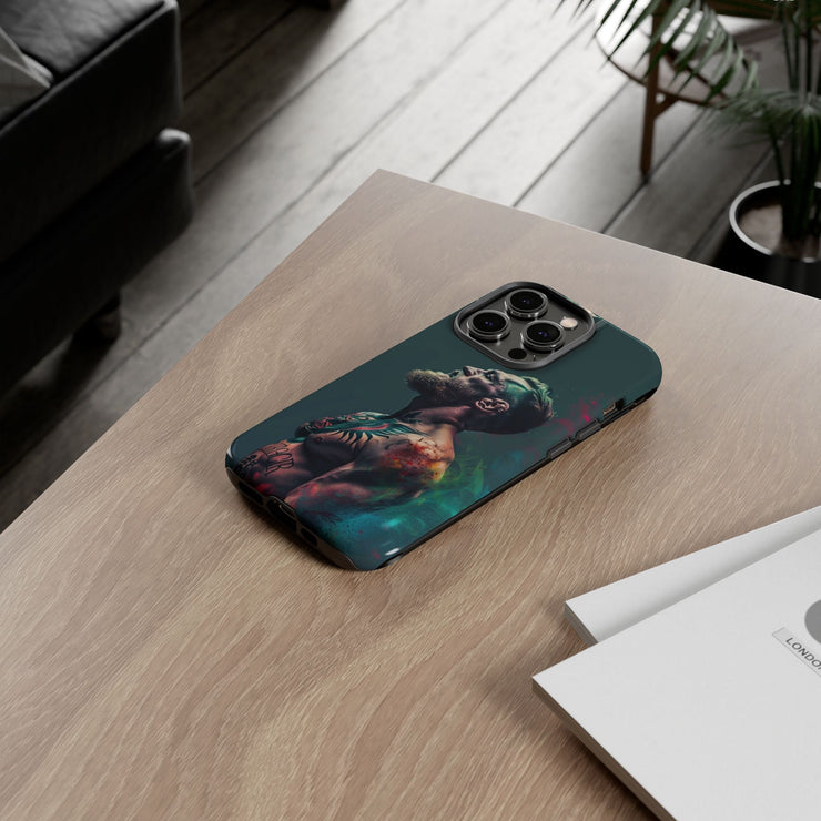 Tough Cases - Artistic Phone Case for Fighting Spirit Enthusiasts