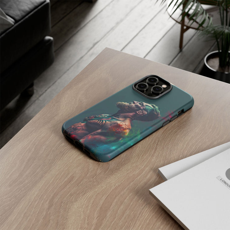 Tough Cases - Artistic Phone Case for Fighting Spirit Enthusiasts