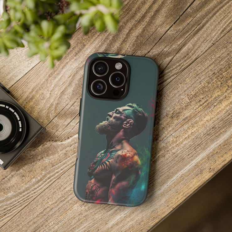 Tough Cases - Artistic Phone Case for Fighting Spirit Enthusiasts